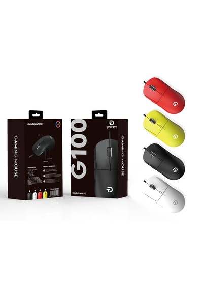 G100 1600 Dpı Usb Kablolu Optik Ledli Gökkuşağı Aydınlatmalı Oyuncu Mouse