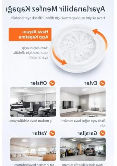 Ayarlanabilir Dönebilir Havalandırma Kapağı, Beyaz 150 Mm