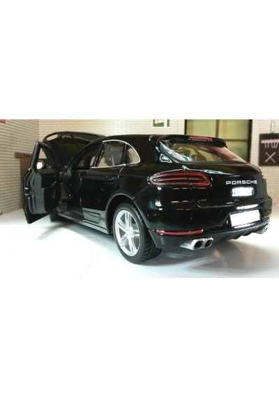 Burago Porsche Macan 1/24 Siyah Model Araba Burago Porsche Macan 1/24 Siyah Model Araba