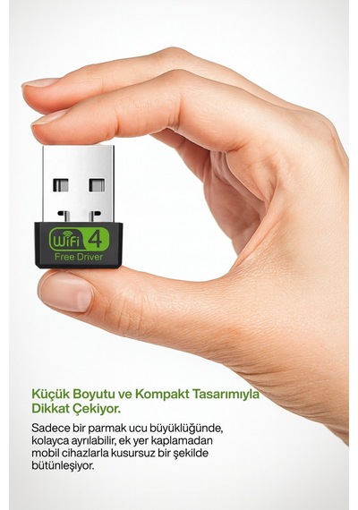 Usb Wifi Adaptör Kablosuz Wifi İnternet Alıcı Ağ Kartı Masaüstü Bilgisayar Pc 300 Mbps 802.11n 89387502