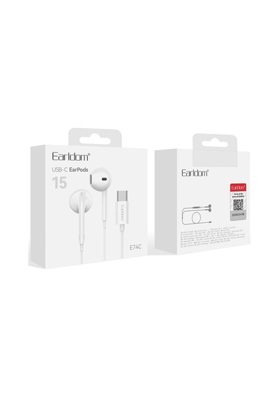 Earldom E74C Type-C Kablolu Kulakiçi Kulaklık M414