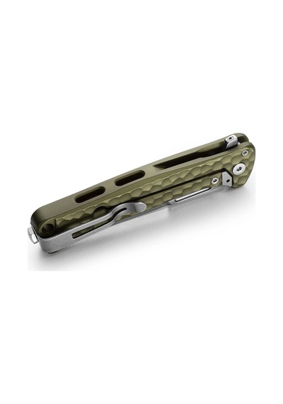 Lionsteel Emmet Em01a Gs Stone Washed Blade Magnacut Green Aluminium Hammertone Kamp Çakı Yeşil