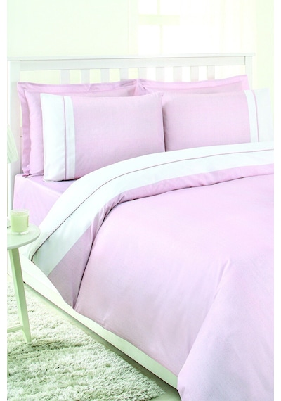 Özdilek Soft Linen Çift Kişilik Saten Nevresim Takımı 43891 Pembe