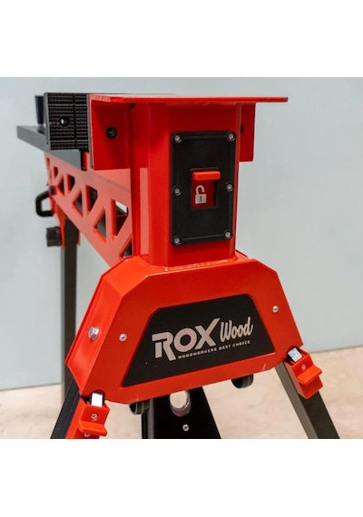 Rox Wood 0194 Çok Amaçlı Katlanır Portatif Çalışma Tezgahı Kırmızı