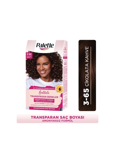 Saç Boyası, Işıltılı Transparan Renkler, 3-65 Çikolata Kahve