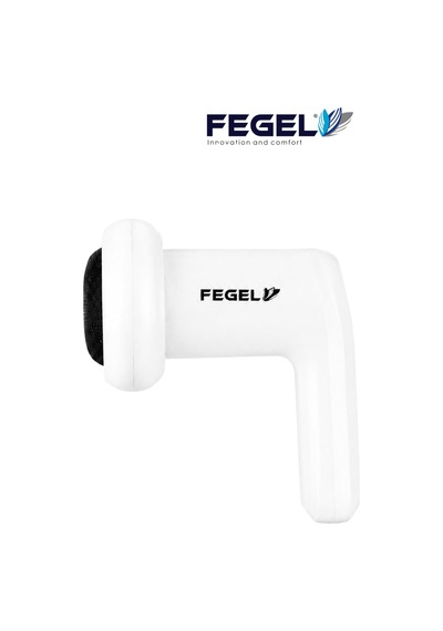 Fegel FG-720 6 Kademeli 5 Başlıklı Şarjlı Profesyonel Masaj Tabancası Beyaz