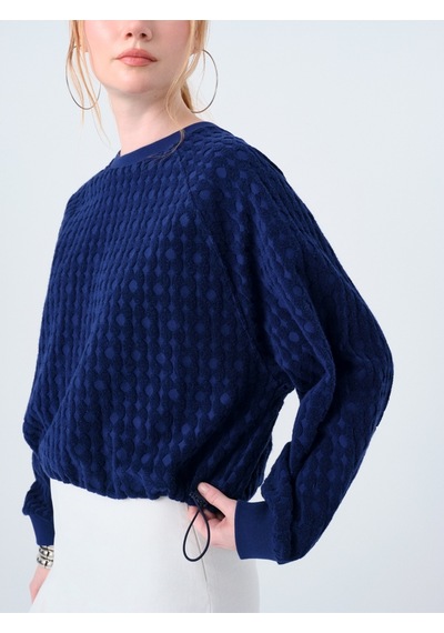Regular Fit Kadın Sweatshirt Lacivert