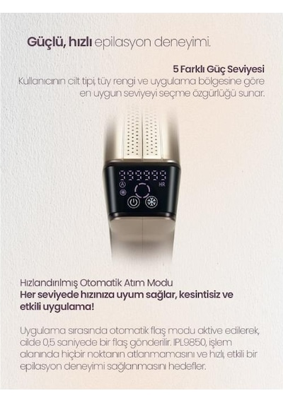 Relux Ipl9850 Purecare 3.000.000 Atım Ipl Lazer Epilasyon Cihazı