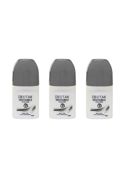 Deotak Roll-On İnvisible Gri 3 x 35 ML