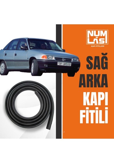 Opel Astra F Sedan 1991-2002 Sağ Arka Kapı Fitili-a Kalite-numlas-nm6795