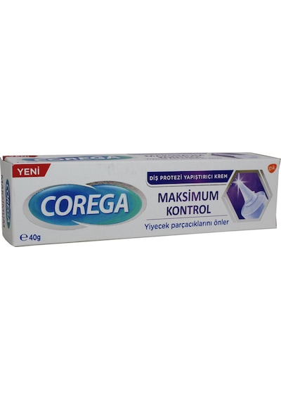 Maksimum Güç Kontrol + Tutuş Diş Protezi Yapıştırıcı Krem 40 Gr