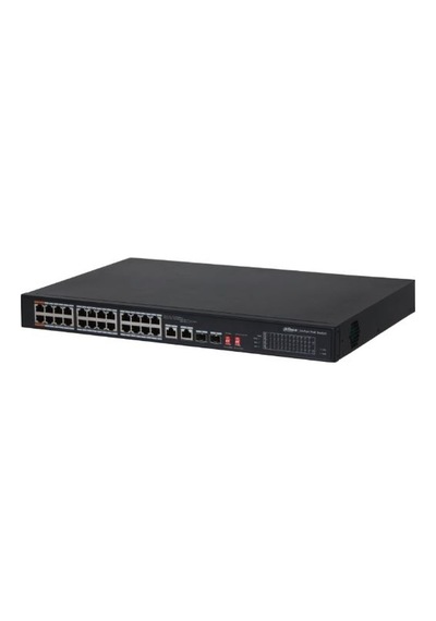 Dahua Pfs3226-24et-240 24 Port 24xfe-2xge-2x1ge/sfp 240w Hi-poe Switch