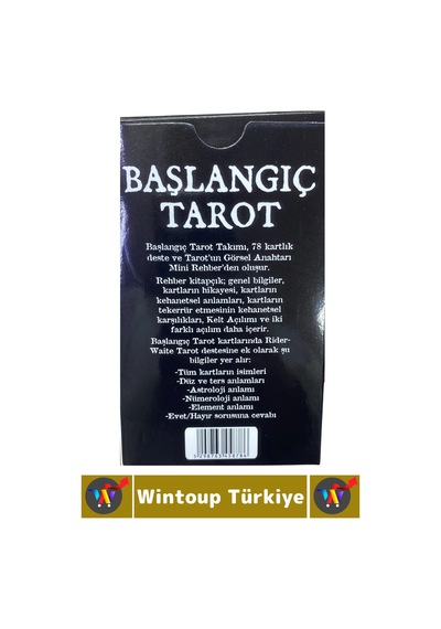 Özel Üretim Psikolojik Kişisel İç Yansıtma Kehanet Açıklamalı Başlangıç Tarot Destesi 78 Kart