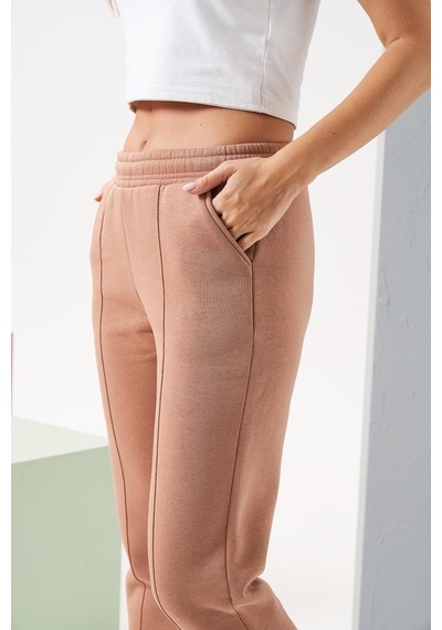 Relax Mode Kadın 3 İplik Eşofman Altı - 40070 Bej