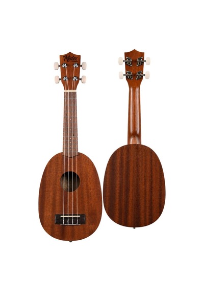 Midex Pa-21m Kaliteli Ananas Gövde Maun Ağacı Soprano Ukulele Seti Pineapple Body