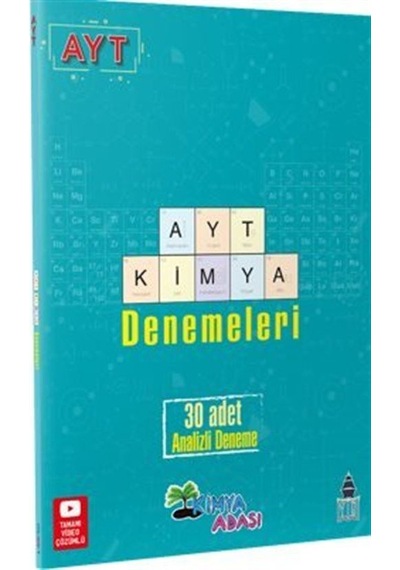 AYT kimya Denemeleri 30 Adet Analizli Deneme / Kimya Adası / K...