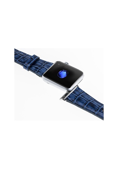 Apple Watch Uyumlu Deri Kordon 42-44-45mm Croco Yk07 Diğer