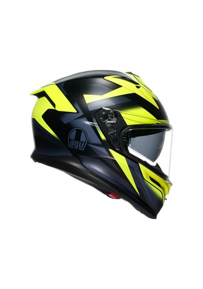 Agv K7 Mplk Glimpse Motosiklet Kaskı Mat Siyah - Neon Sarı