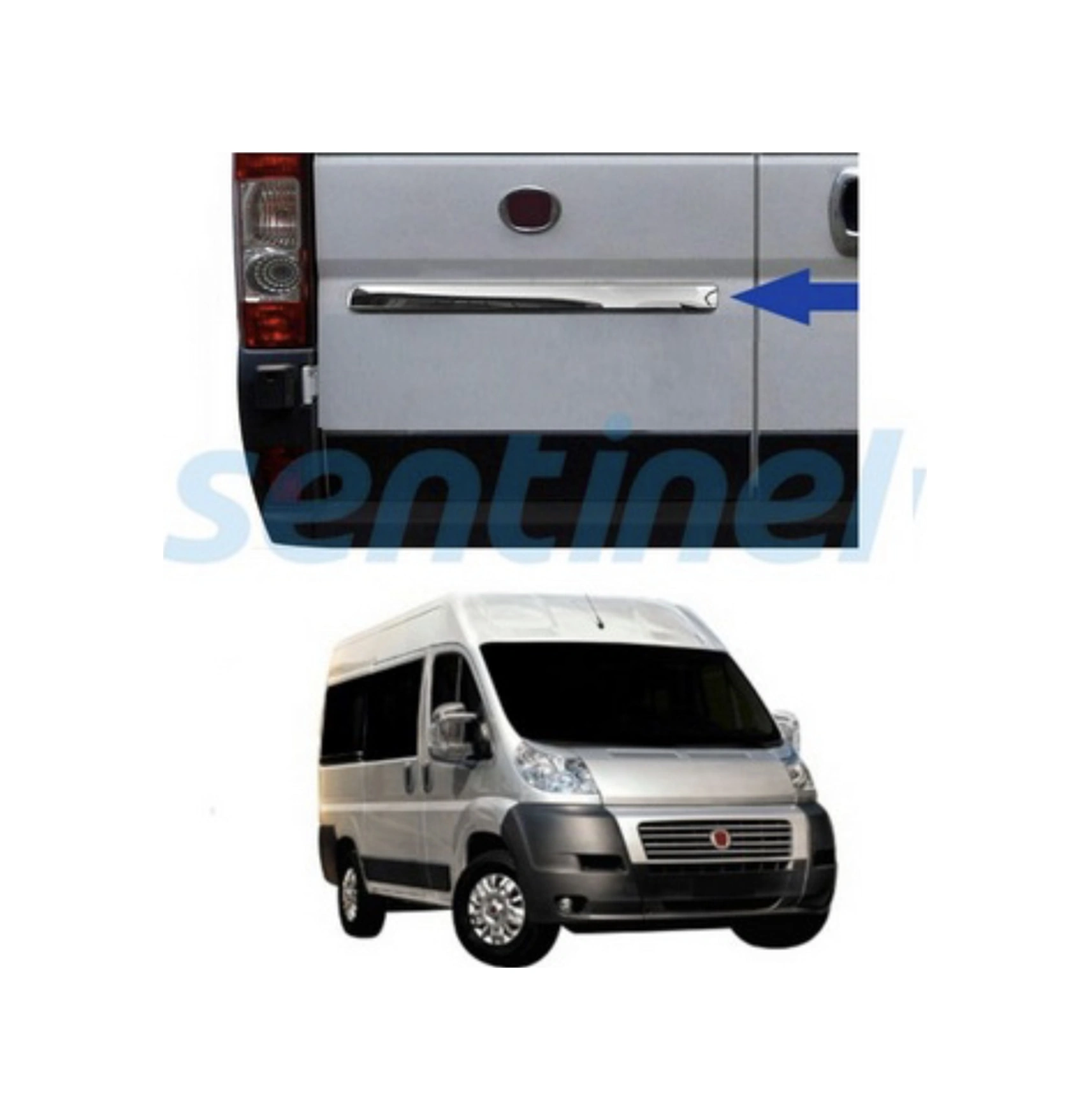 Ueskrom Fiat Ducato Krom Bagaj Çıtası 2006 Üzeri Uyumlu