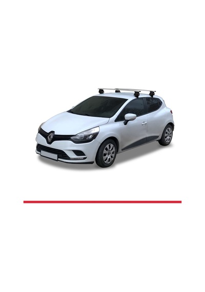 Renault Clio Iv 2013-2019 Arası İle Uyumlu Ace-4 Ara Atkı Tavan Barı Gri
