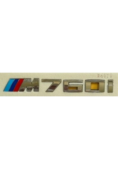 Bmw Uyumlu M750ld Siyah Yazı