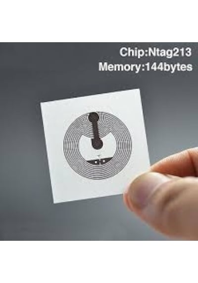 Boş 13.56Mhz Ntag213 Nfc 213 Programlanabilir Sticker.. 100 Adet