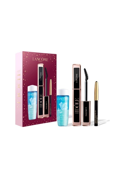 Lancome Lash Idole Maskara 01 + Mini Khol Black Göz Kalemi + Bifacil 30 Ml 3614274983708