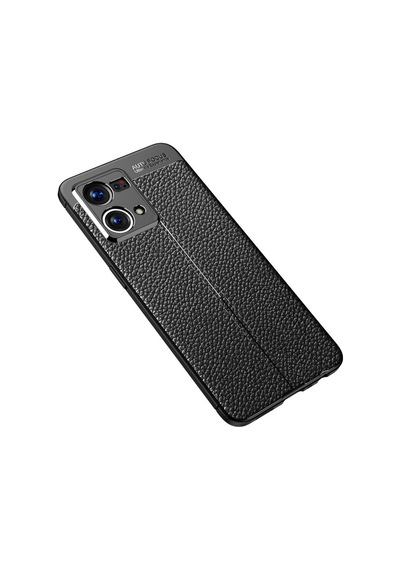 Oppo Reno 7 4G Kılıf Zore Niss Deri Desenli Silikon Kılıf
