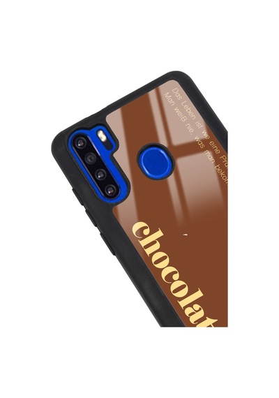 Reeder P13 Blue Max Choclate Tasarımlı Glossy Telefon Kılıfı Siyah