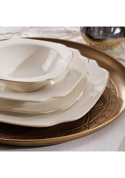 Schafer Royalty 24 Parça Yemek Takımı-gold