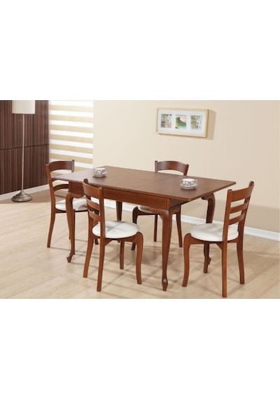 Rustik Açılır Yemek Masası 90x140 Ceviz