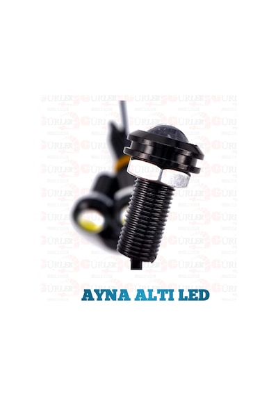 Kartal Göz Led Ayna Altı Led Lamba 2Adet Ortam Aydınlatma Beyaz 22Mm