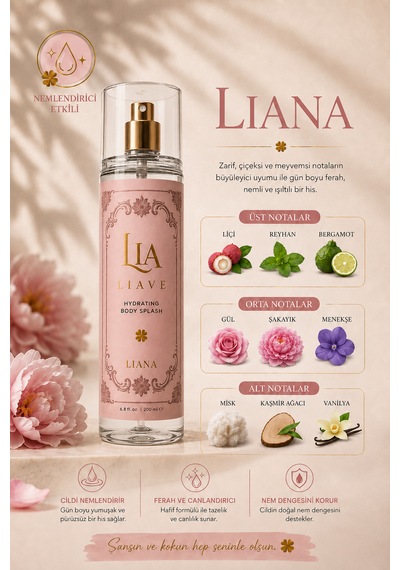 Lıana Vücut Spreyi 200 Ml