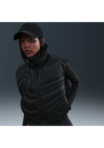 Sportswear Swoosh Series Oversized Down Vest Siyah