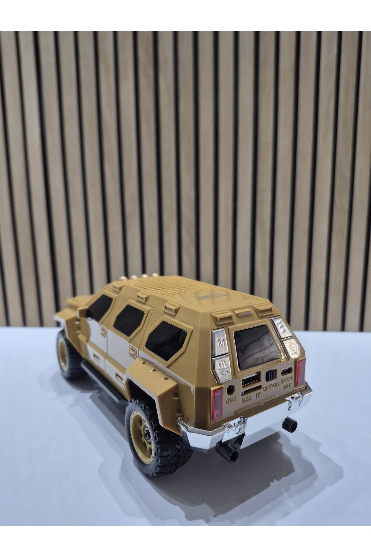 Rt-1975 Sarı Yellow Arabalı Bluetooth Fm-usb-tf-aux Şarjlı Nostaljik Radyo