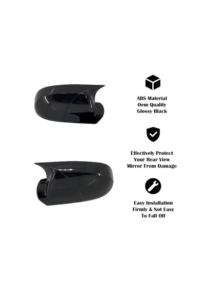 Audi A4 2009-2012 Uyumlu Yarasa Ayna Kapağı Pianoblack İthal Abs Plastik A+ Kalite