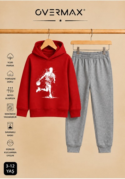 Overmax Top Süren Adam Baskılı Kapüşonlu Sweatshirt Eşofman Takımı- 3-12 Yaş Kırmızı Üst-gri Alt - 924897013 Kırmızı Üst-gri Alt Overmax Top Süren Adam Baskılı Kapüşonlu Sweatshirt Eşofman Takımı- 3-12 Yaş Kırmızı Üst-gri Alt - 924897013 Kırmızı Üst-gri Alt
