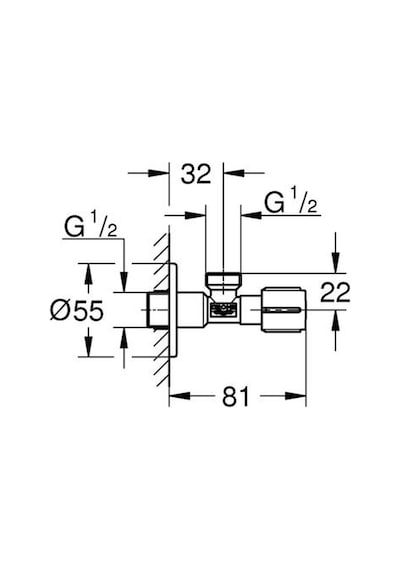 Grohe 1/2 - 22041Gl0 Ara Musluk Renksiz