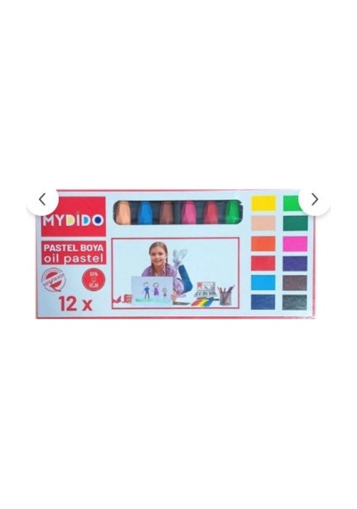 Pastel Boya 12 Renk Sd622 - My622 Çok Renkli