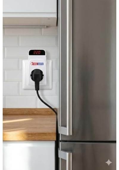 Protex-r Dijital Voltaj Koruyucu Priz - Ayarlanabilir Alt/üst Limit 140v-280v , 16a Akım Korumalı Priz, 5 Sn / 3 Dakika Gecikme Seçenekli, Led Ekranlı Kombi, Buzdolabı Ve Tv Koruyucu 1 Protex-r Dijital Voltaj Koruyucu Priz - Ayarlanabilir Alt/üst Limit 140v-280v , 16a Akım Korumalı Priz, 5 Sn / 3 Dakika Gecikme Seçenekli, Led Ekranlı Kombi, Buzdolabı Ve Tv Koruyucu 1