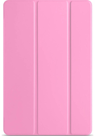 Galaxy Uyumlu  Tab A8 10.5 Sm-x200 2021 Karagöz Smart Cover Standlı 1-1 Kılıf-pembe Arka Kapak