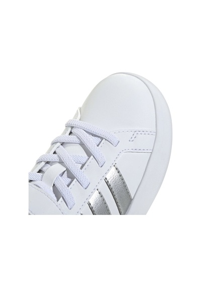 Adidas Grand Court 3.0 El C Jp9368 Ortopedik Çocuk Spor Ayakkabı Gri