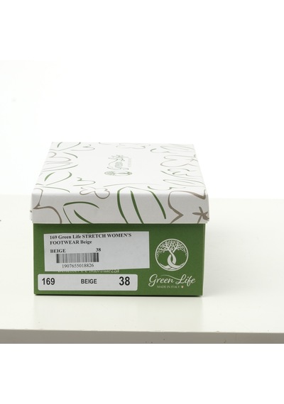 Beıge Sneaker Günlük Kadın 169 Green Life Stretch Women's Footwear Beige Null Bej