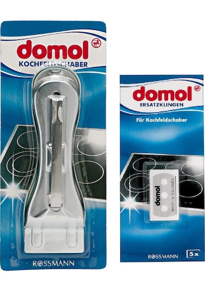 Domol Ocak Kazıma Spatulası + Yedek Başlık 5'li