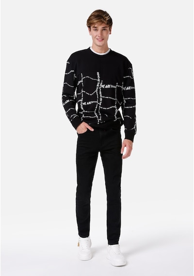 Colin's Colins 035 Ryan Dar Kesim Yüksek Bel Dar Paça Siyah Erkek Pantolon Cl1067180 DENİM