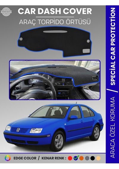 Volkswagen Jetta 1997-2003 Torpido Örtüsü Ön Panel Torpido Koruma Tam Uyum Çatlamayı Önler - 407 Stiloto