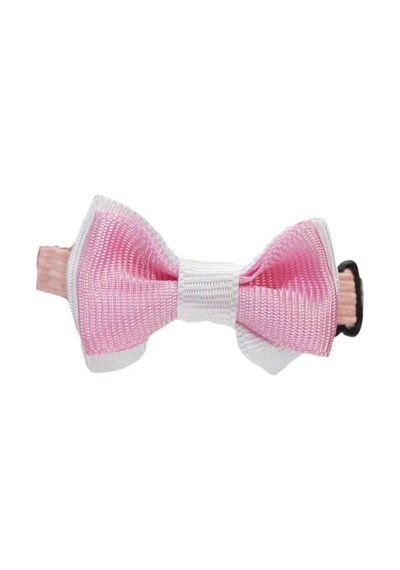 Papyonlu Boyun Tasması Toz Pembe Çok Renkli