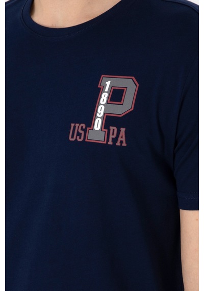 U.S. Polo Assn. Erkek Regular Fit Bisiklet Yaka Lacivert Tişört 50306897-VR033 U.S. Polo Assn. Erkek Regular Fit Bisiklet Yaka Lacivert Tişört 50306897-VR033