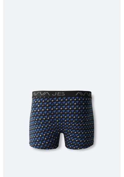 Avva Erkek Lacivert Pamuklu Desenli Tekli Regular Fit Boxer A42y9534