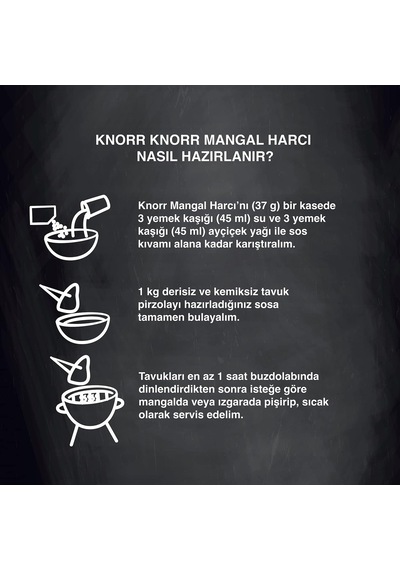 Knorr Mangal Harcı 37g X2 + Knorr Köfte Harcı 82g X2